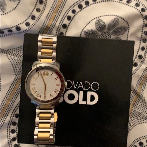 Movado Bold gold and silver gently used